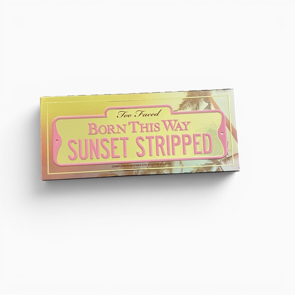 Too Faced Born This Way Sunset Stripped Eyeshadow Palette 16 Pan New Sealed - Picture 3 of 8